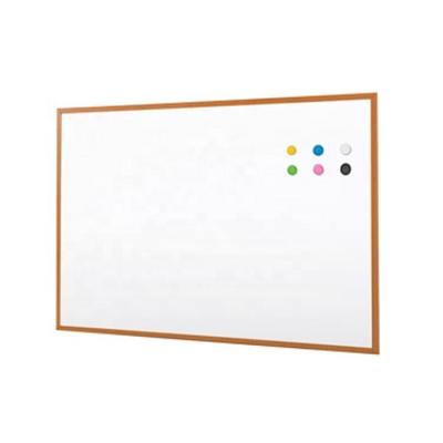 China School China Supplier Standard Size White Erase Board Wall Mounted Magnetic Dry Wood Frame Writing Magnetic Whiteboard for sale