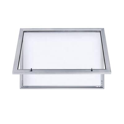 China Outdoor School Classroom Desk Door Acrylic Tamper Proof Whiteboard Bulletin Boards Magnetic Display Wall Mount Lockable Bulletin Board Included for sale