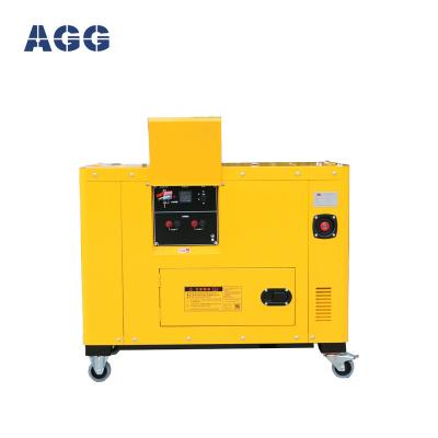 China Silent Type AGG Home Use Air Cooled Diesel Generators Portable Type AD15000S for sale