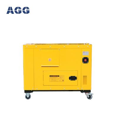 China AGG 10kw Air Cooled Silent Diesel Generators AD12000S for sale