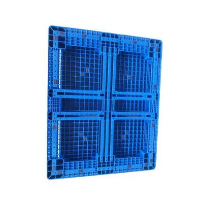 China 2021 Durable Industrial HDPE Four Way Plastic Single Faced Plastic Pallet for sale