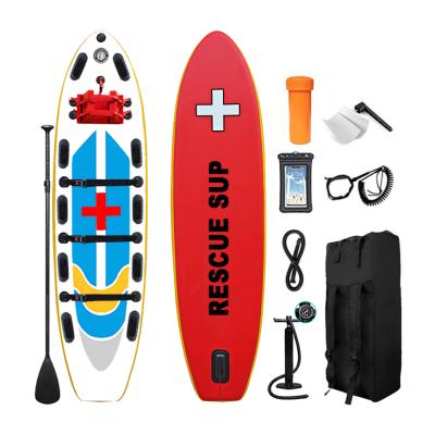 China Beautiful Unisex Rescue Surfboards Prone Custom Inflatable PaddleBoard Stand Up Paddle Board Long Board SUP Surfing Boards Rescue for sale