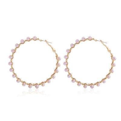 China New Arrival Pearl Baroque Pearl Earrings Cute Imitation Natural Irregular Earrings Retro Earrings for sale