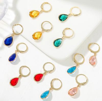 China CLASSIC 6 Pairs Colorful Dangle Earrings Dangle For Women Holiday Earrings Crystal Earrings Gift For Girls for sale