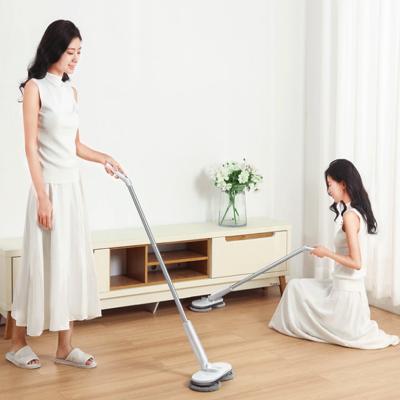 China Viable High Quality Dual Radio Floor Cleaner Broom Spinning Spray Electric Cleaning Mop for sale