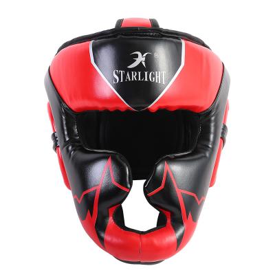 China Ideal For Boxing And Martrial Arts Security Head Guard Boxing High Quality Whip PU Leather Leather for sale