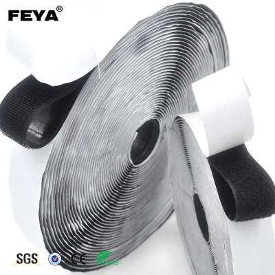 China Sustainable Hook And Loop Patches Fastener Sewing Hook And Loop Fastener Self Adhesive Nylon Cable Tie for sale