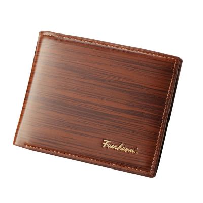 China Best wholesale waterproof selling 2018 new fuerdanni style pu leather short men's wallets,coin purses for man for sale