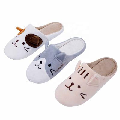 China 2023 New Fashion Trend Men's Cartoon Winter Flannel Slipper Home Memory Foam Slippers Indoor Soft Cloth Unique Bedroom Shoes for sale