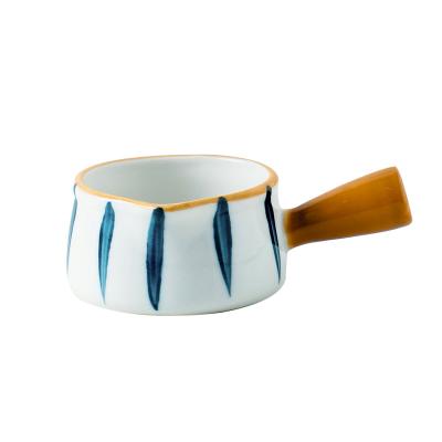 China Beautiful and viable small milk jug with handle, small capacity, suitable for milk and coffee for sale