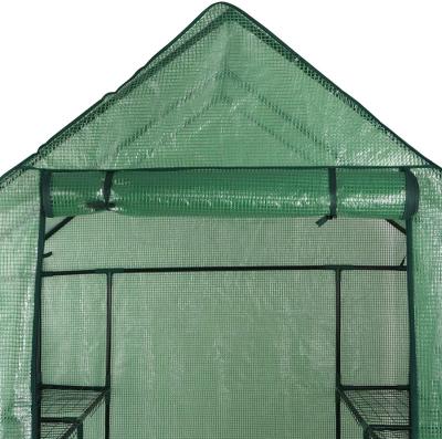 China Easily Assembled Outdoor Plastic Greenhouse For Plant, Flower, Vegetables for sale