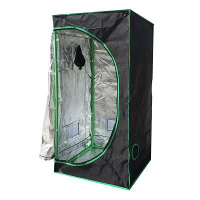 China 50x50x100 Easily Assembled cm Tall 600D Waterproof Efficient Customizable Oxford Mylar Indoor Hydroponic Plant Grow Tent for sale