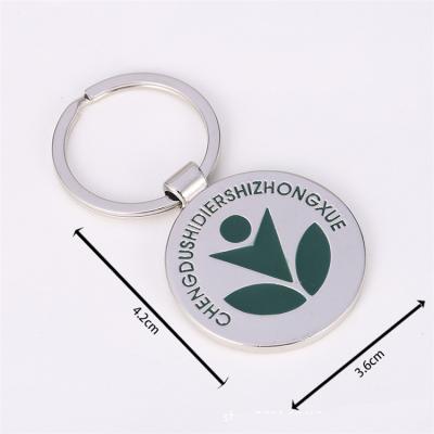 China Promotional gifts/souvenir/office gifts and giveaway gifts etc. Glaze Hotel Dish Key Chain With Custom Logo for sale