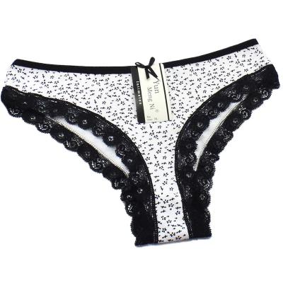 China Wholesale Ladies Antibacterial Transparent Underwear Women's Lace G - String Sexy Panties for sale