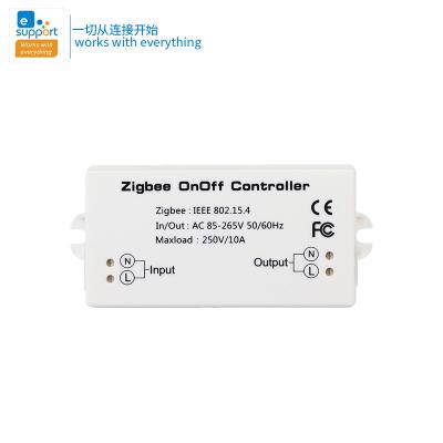 China Smart ZigBee On Off Switch Controller Works with Echo Plus, SmartThings Hub, Tuya, eWeLink, Hue, zigbee2mqtt, Smart ZigBee Gatewa ZY-SW-01 for sale