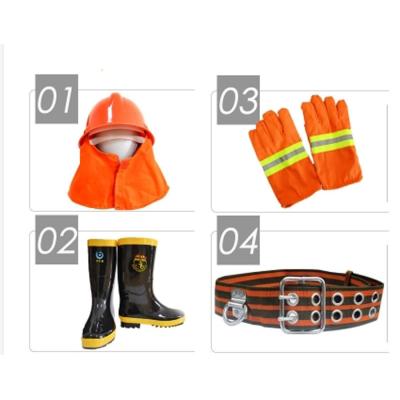 China Safety Fire Fighting Suit High Temperature Heat Resistant Clothing for sale