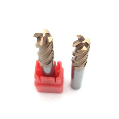 China Milling Cutter HRC55 Carbide End Mill 6mm 4Flutes Carbide End Mill Cutter Alloy Coating Tungsten Steel Cutting Tool CNC Machining Endmills for sale