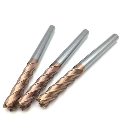 China Milling Cutter HRC55 Carbide End Mill 20mm 4Flutes Carbide End Mill Cutter Alloy Coating Tungsten Steel Cutting Tool CNC Machining Endmills for sale