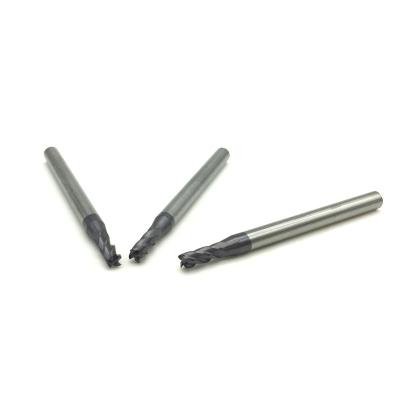 China CNC Milling Cutter HRC50 Carbide End Mill 3.5mm 4Flutes End Mills Cutter Alloy Coating Tungsten Steel Cutting Tool CNC Matching Endmills for sale