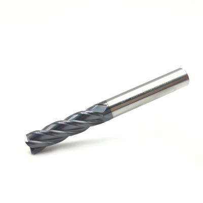 China CNC Milling Cutter HRC50 Carbide End Mill 12mm 4Flutes Endmills Cutter Alloy Coating Tungsten Steel Cutting Tool CNC Matching Endmills for sale