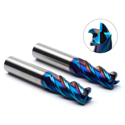 China Milling Cutter 4 Flute HRC65 Carbide End Mill Alloy Carbide Tungsten Steel Mill Cutter EndMillS CNC Milling Cutting Tools for sale