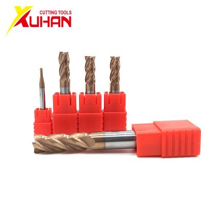 China HRC55 Carbide End Milling Cutter Alloy Tungsten Carbide Endmills Cutting Tool Liner End Mills 4Flutes Lengthern for sale