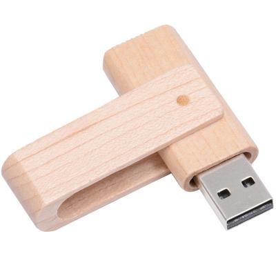 China Fast Speed ​​Data Saving High Quality Rotatable Bamboo Wooden USB 2.0 3.0 Keys, Wedding Box USB Stick, Wooden USB Flash Drive for sale