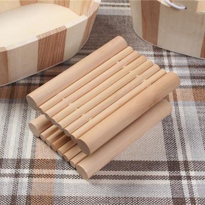 China Sustainable bamboo soap dish, bar soap holder for shower bathroom, kitchen, wooden tray for soap for sale