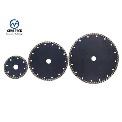 China Hot pressed super thin turbo diamond cutting disc turbo diamond saw blade for ceramic marble granite 7/8IN for sale