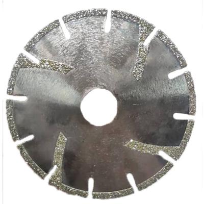 China Diamond Circular Disc Saw Blade Plated with M14 Flange for Cutting Customizable Stone for sale