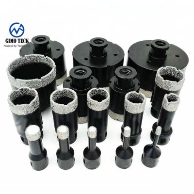 China Tile Thread 6-152mm Vacuum Brazed Diamond Hole Saw Drill Bit Hole Cutter For Porcelain Tile Ceramic Marble for sale