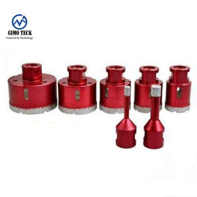 China Tile Vacuum Welded Hole Saw Diamond Core Drill Bits Hole Cutter For Porcelain Ceramic Tile Marble Brick for sale