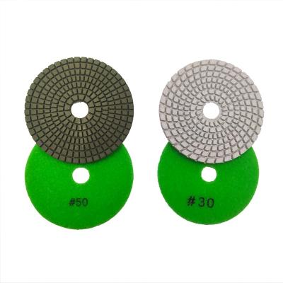 China Wholesale High Quality Factory Price High Working Efficiency 100mm Diamond Wet Polishing Pad With for sale