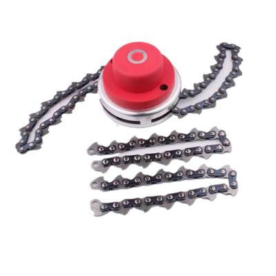 China chain cutter brush cutter head spare parts grass trimmer head brush cutter chain other for sale