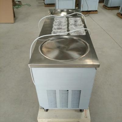 China Factory price and temperature control setting thailand fry ice cream machine, rolled fried ice cream machine NSF and UL for sale