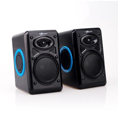 China No baijiale 163 mini small subwoofer notebooks 2.0 small speaker tablet computer desktop mobile phone USB stereo computer for sale