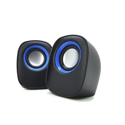 China No USB Mini Computer Small Speaker Small Gift Speaker 2.0 Cell Phone Box OEM Outdoor Audio Portable Small Audio Factory Direct PS for sale