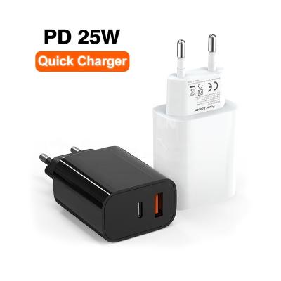 China UniversalÂ  Amazon Top Seller 2022 25W A+C Multifunction Chargers EU Plug Phone Accessories Wireless Charger With CE for sale