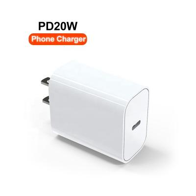 China Mobile Phone America FCC ETL PD20W USB C Fast Charger For iPhone iPad Tablet iPhone Charger for sale