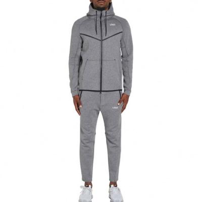 China Men Sweatsuit 100% Two Piece Polyester Technology Antibacterial Custom Fleece Jogger Sportswear Men Tracksuit for sale