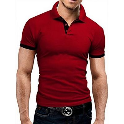 China Original Anti-Wrinkle Custom Quick-Dry Cotton Men's Polo Shirt Oversized Work Tshirt With Logo Printed 100% Breathable Tshirt for sale