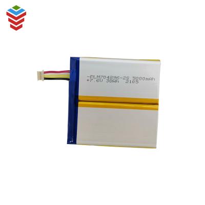 China Toys high performance lipo battery 3.7V 7.4V 11.1v 5000mAh 10000mAh custom rechargeable lithium polymer battery 704896 for sale