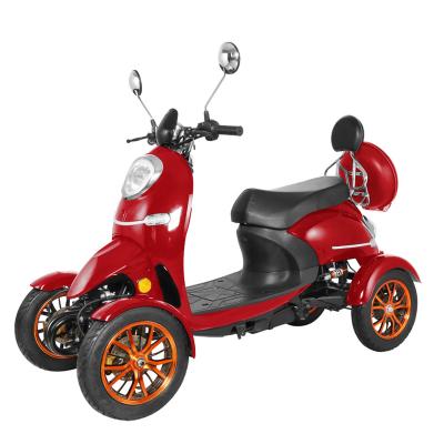 China 500w 48v unisex fashion four wheel electric vehicle disabled moped adult electric scooter wholesale for sale