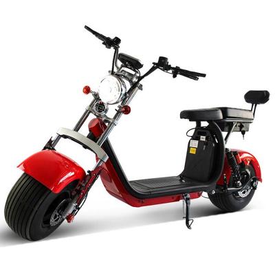 China Popular CE scooter 2 wheels fat 2000w 60v unisex electric scooter CE scooter with lithium battery removable city electric scooter citycoco for sale