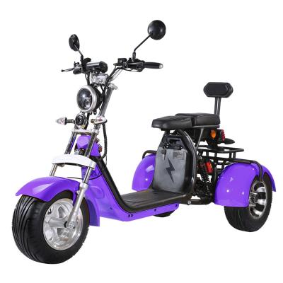 China Unisex EEC Certified Coc Long Range 1500w 2000w 60v Fat Tire Motorcycle Scooter City Electric Vehicle Citycoco for sale