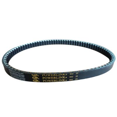 China 842-20 Rubber V-Belt Drive Motor Rubber V-Belt For Motorcycle And Scooter Transmission Motorbike Belt for sale