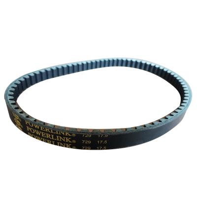 China High Quality Motorbike Motorcycle 729*17.5 Rubber Belt Made In China V-Belt Transmission Belt for sale