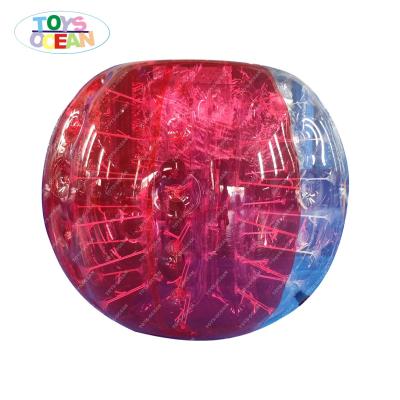 China Sports Toys PVC Body Inflatable Zorb Ball Bumper Suit Bubble Football Soccer Ball With Colorful Dots Bumper Ball For Sale for sale