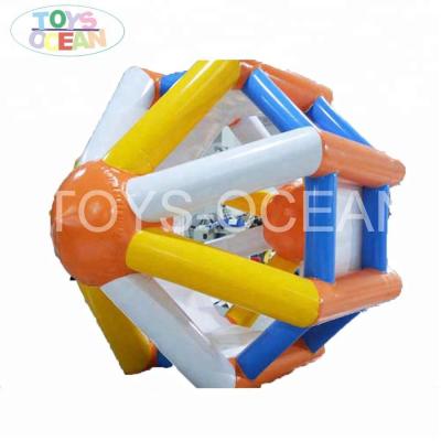 China Inflatable Water Play Water Roller Wheel Hamster Cage For Water Games for sale