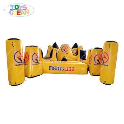 China Amusement products manufacture high quality popular archery target tag laser inflatable paintball bunker for sale